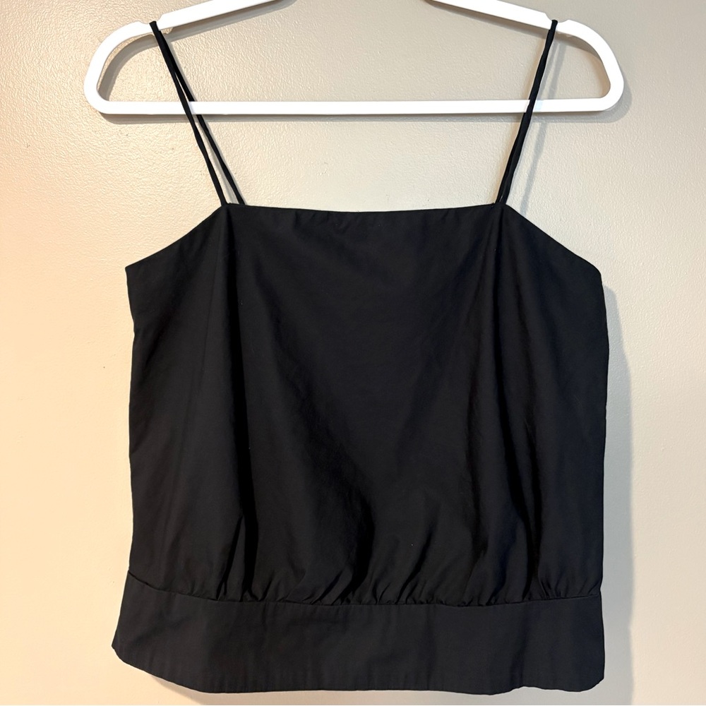 3/$25 GAP lightweight square neck neutral cotton stretchy cami gothic whimsigoth